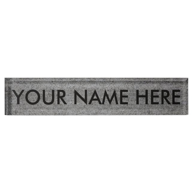 CONCRETE SLAB v.2 (architectural texture) ~ Nameplate (Front)