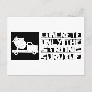 Concrete Survive Postcard