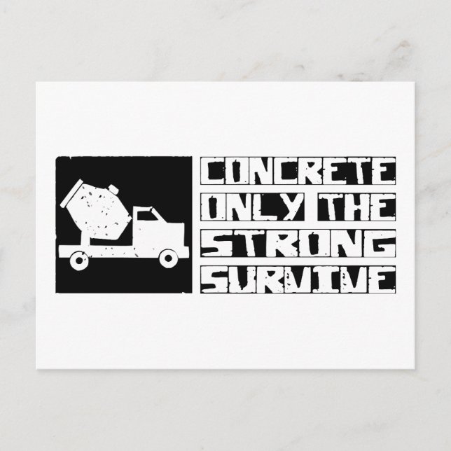 Concrete Survive Postcard (Front)