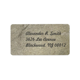 Concrete Texture Address Labels