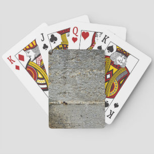 Concrete wall Playing Cards