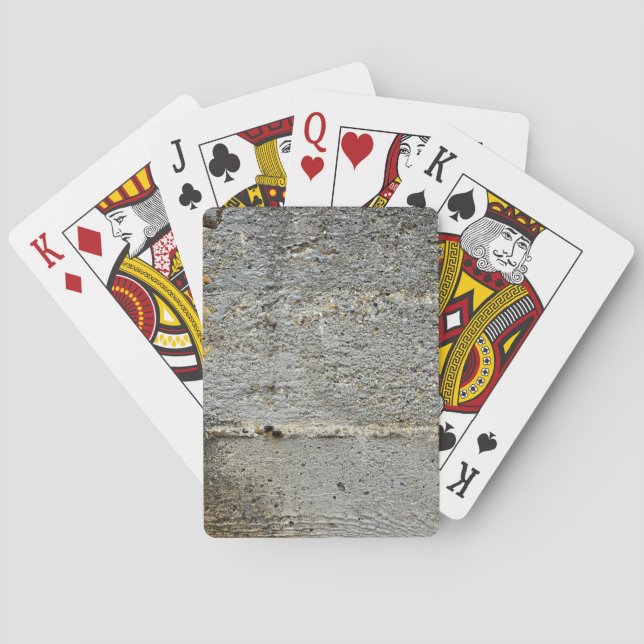 Concrete wall Playing Cards (Back)