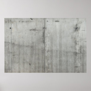Concrete wall structure texture poster