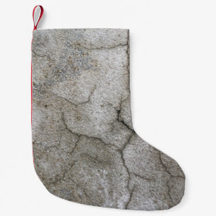 Concrete wall with cracksabstract, architecture, g small christmas stocking