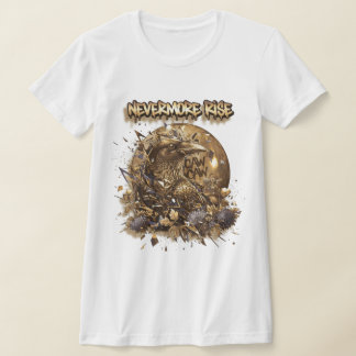 "Concrete Wings" Abstract Raven T-Shirt | Edgy, Sc