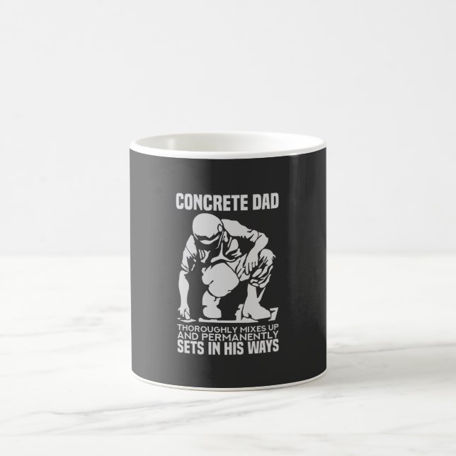 Concrete Worker - Concrete Dad Coffee Mug (Center)