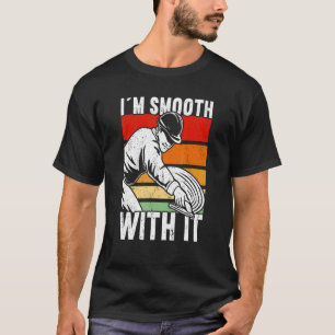 Concrete Worker Concrete Mixer Cement Concrete Fin T-Shirt