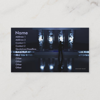 Condensed Energy Business Card Template