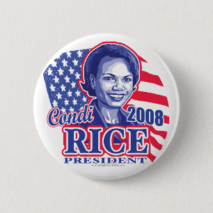 Condi President 2008 Button