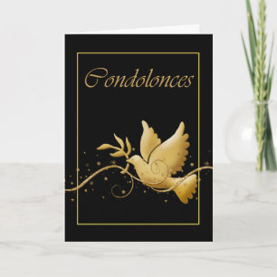 Condolence funeral bereavement card