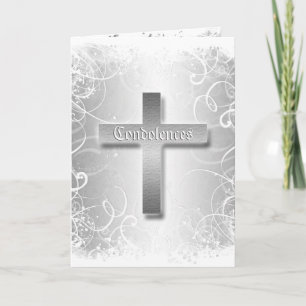 Condolence funeral bereavement card