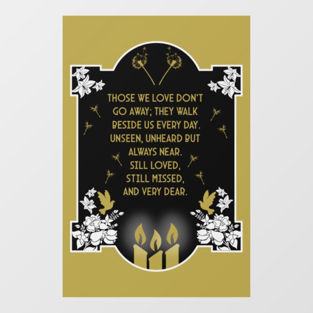 Condolence Support Message (Sheet)