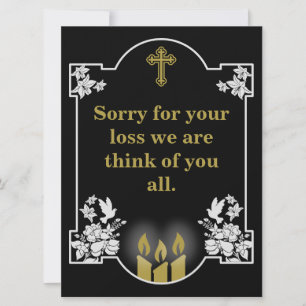 Condolence Support Message