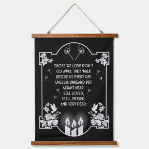 Condolence Support Message Hanging Tapestry