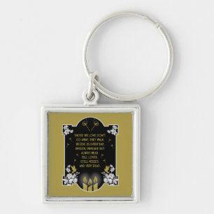 Condolence Support Message Key Ring