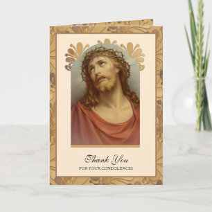 Condolence Sympathy Thank You Catholic Jesus