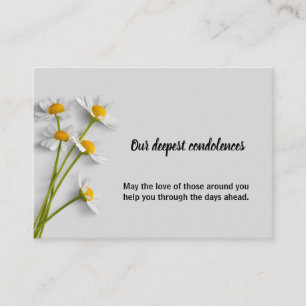 Condolence Symphathy Card