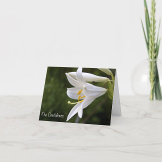 Condolences Floral Card