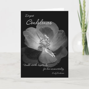 Condolences - Immortality Card