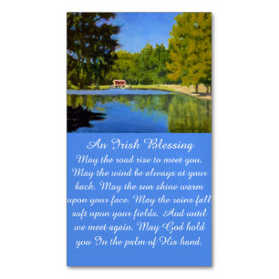 Condolences Memorial Landscape Funeral Card