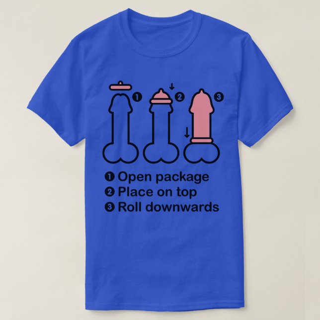 Condom manual  T-Shirt (Design Front)