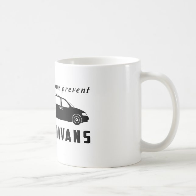 Condoms Prevent Minivans Coffee Mug (Right)