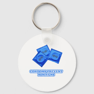 Condoms Prevent Minivans Key Ring
