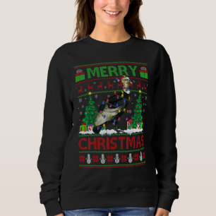 Condor Bird Xmas Tree Ugly Santa Condor Christma Sweatshirt