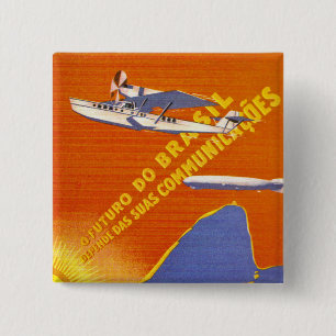 Condor ~ Brazillian Air Service 15 Cm Square Badge