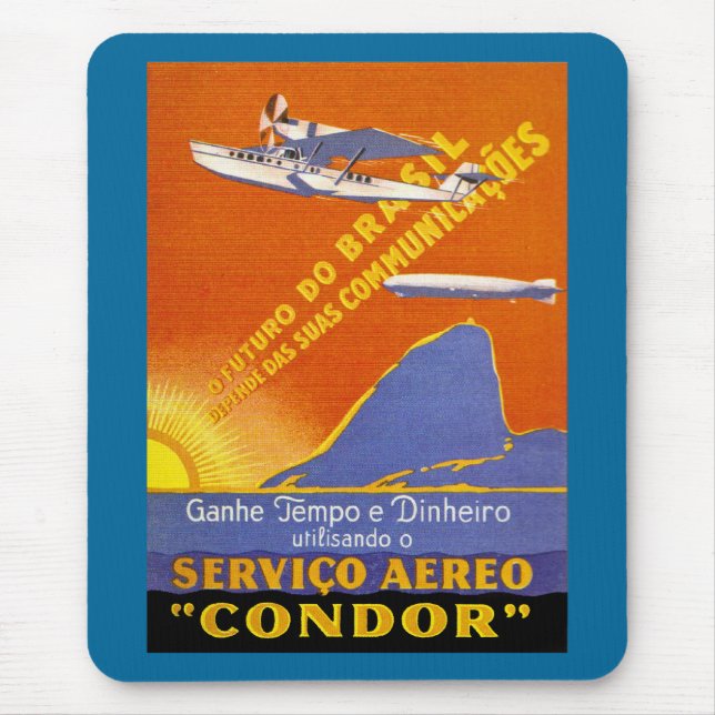 Condor ~ Brazillian Air Service Mouse Pad (Front)