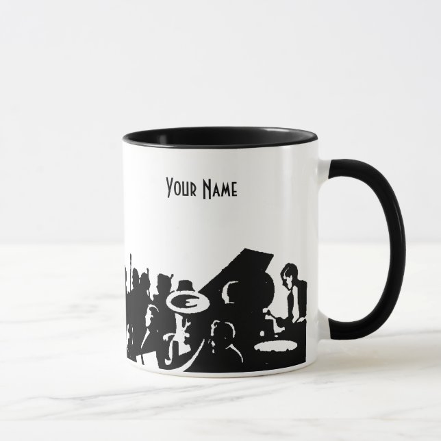 Conducting the Music - Personalised Mug (Right)