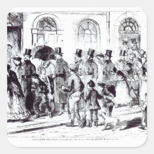 Conducting the Night Charges Square Sticker