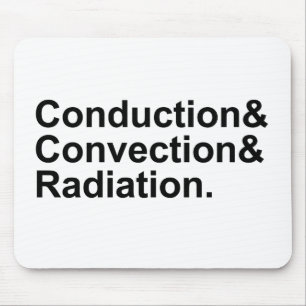 Conduction Convection Radiation Heat Transfer Mouse Pad