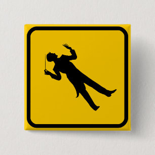 Conductor Crossing 15 Cm Square Badge