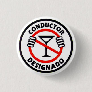 Conductor Designado 3 Cm Round Badge