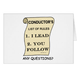 Conductor List Of Rules