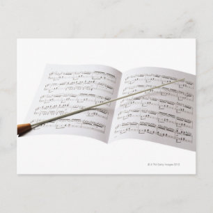 Conductor's Baton Postcard