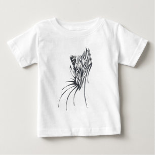 Cone Black White Abstract Tribal Tattoo Art Baby T-Shirt
