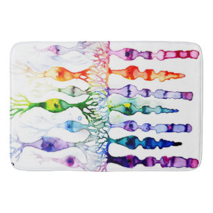Cone cells rod cells and bipolar neuron of retina bath mat