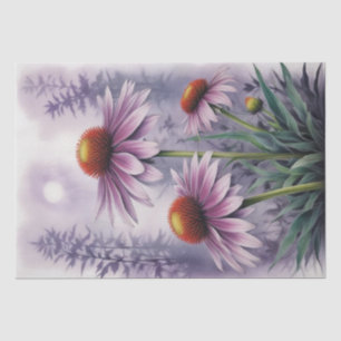 Cone Flowers Decoupage Tissue Paper