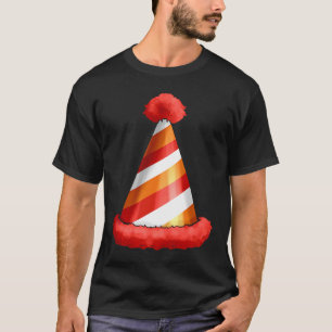 Cone Hat Party Hat for Carnival Birthday Or New Ye T-Shirt