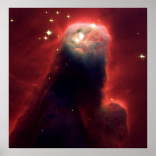 Cone Nebula (Hubble Telescope) Poster