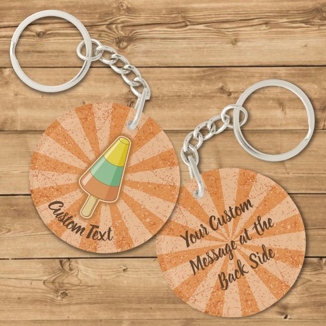 Cone Shaped Sorbet Stick Keychain (Creator Uploaded)