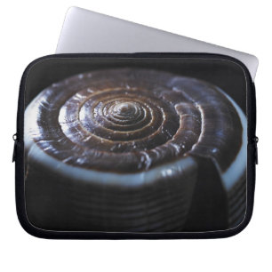 Cone shell laptop sleeve