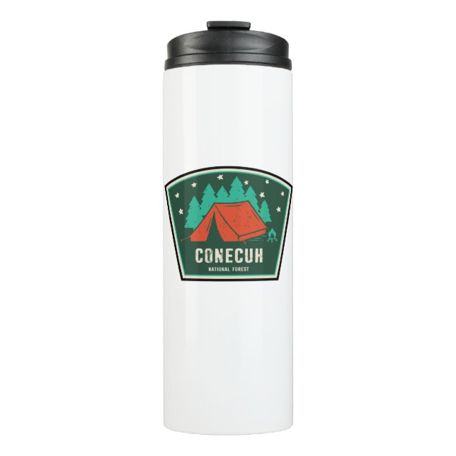 Conecuh National Forest Camping Thermal Tumbler (Front)