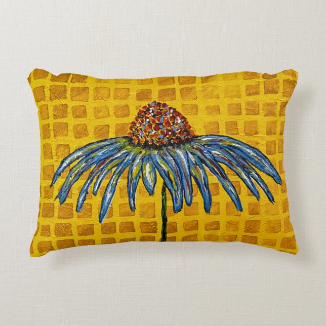 Coneflower Accent Pillow (Front)