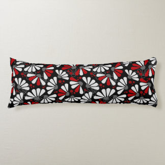 Coneflower Confetti on Black Body Cushion