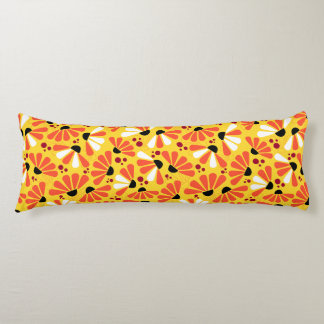 Coneflower Confetti on Lemon Yellow Body Cushion