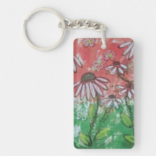 Coneflower  key ring