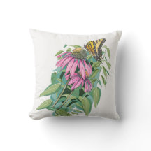 Coneflower Outdoor pillow